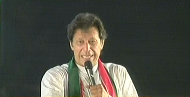 express news screen grab of imran khan addressing pti 039 s 039 raiwind march 039