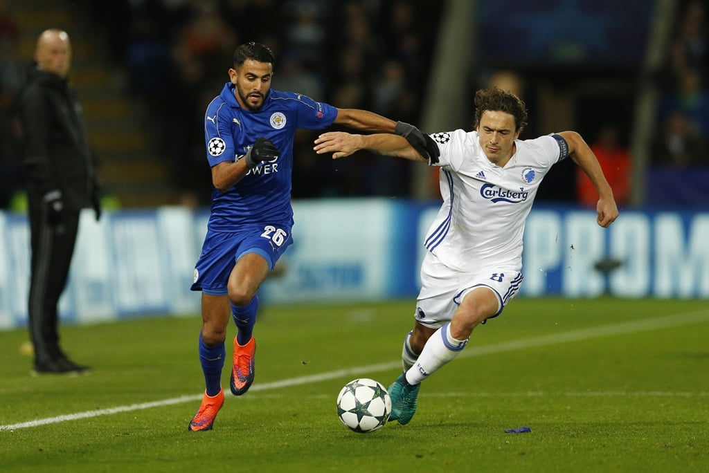 riyad mahrez l scored the only goal of the game photo reuters