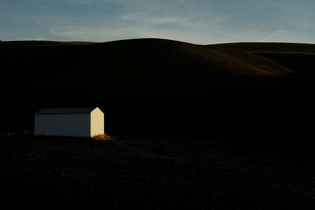 a warehouse is pictured in a field near the white village of setenil de las bodegas southern spain photo reuters