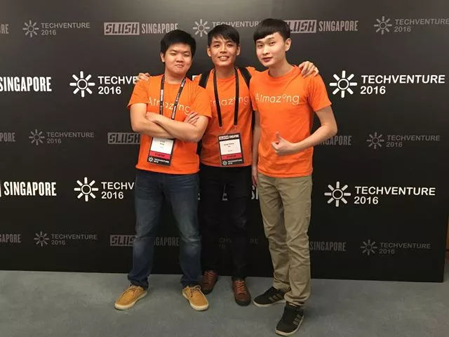 the aimazing team at slush singapore in september 2016 photo jun ting the aimazing team at slush singapore in september 2016 photo jun ting