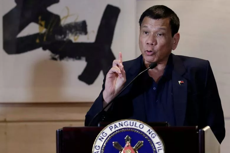 president of the philippines rodrigo duterte attends a news conference during his visit in beijing china october 19 2016 photo reuters president of the philippines rodrigo duterte attends a news conference during his visit in beijing china october 19 2016 photo reuters