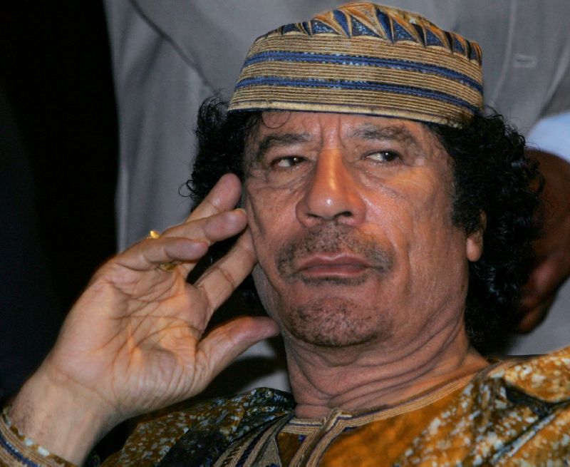 moamer kadhafi photo file