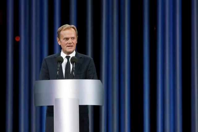 european council president donald tusk delivers a speech photo reuters european council president donald tusk delivers a speech photo reuters
