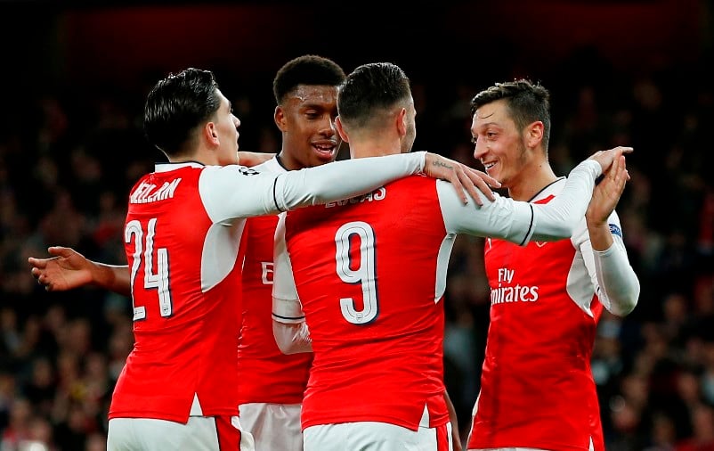 arsenal are unbeaten in their last 11 matches in all competitions photo reuters