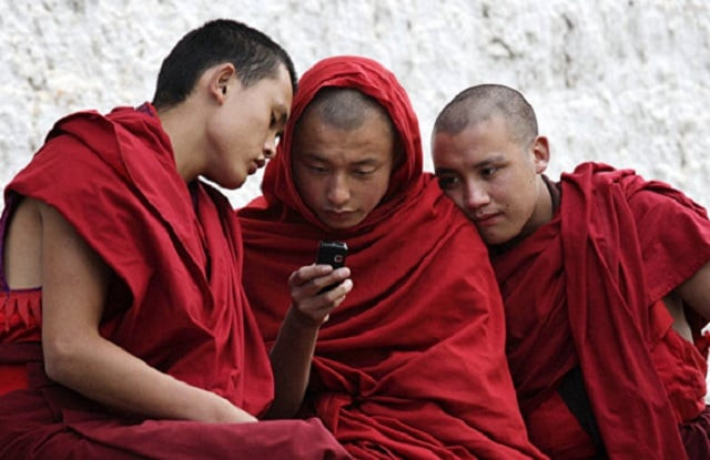 buddhist accounts offer incense burning and and other religious services in the popular messaging app photo afp buddhist accounts offer incense burning and and other religious services in the popular messaging app photo afp