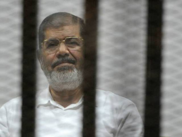 morsi was convicted in april 2015 of involvement in deadly clashes outside the presidential palace photo afp