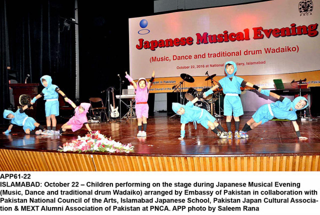 later children from islamabad japanese school aged between seven and 15 years performed a lively traditional dance to the rhythm of the wadaiko photo app later children from islamabad japanese school aged between seven and 15 years performed a lively traditional dance to the rhythm of the wadaiko photo app