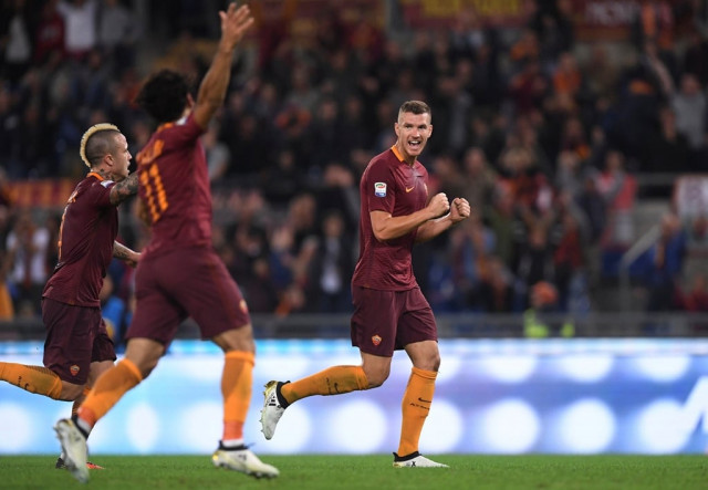 edin dzeko celebrates after scoring against palermo photo reuters alberto lingria edin dzeko celebrates after scoring against palermo photo reuters alberto lingria