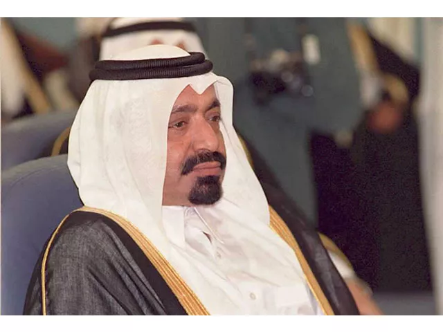this file photo taken on december 19 1988 shows the emir of qatar khalifa bin hamad al thani during his visit to germany photo afp this file photo taken on december 19 1988 shows the emir of qatar khalifa bin hamad al thani during his visit to germany photo afp