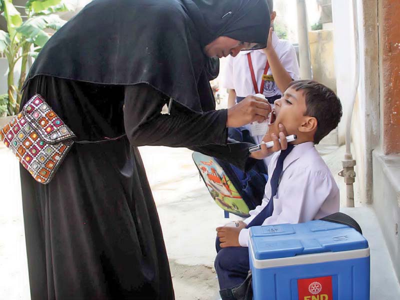 of the 15 polio cases reported in pakistan this year five were detected in sindh photo online