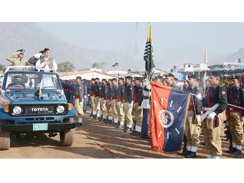 ajk acting president shah ghulam qadir reviews parade on the ajk foundation day photo inp ajk acting president shah ghulam qadir reviews parade on the ajk foundation day photo inp