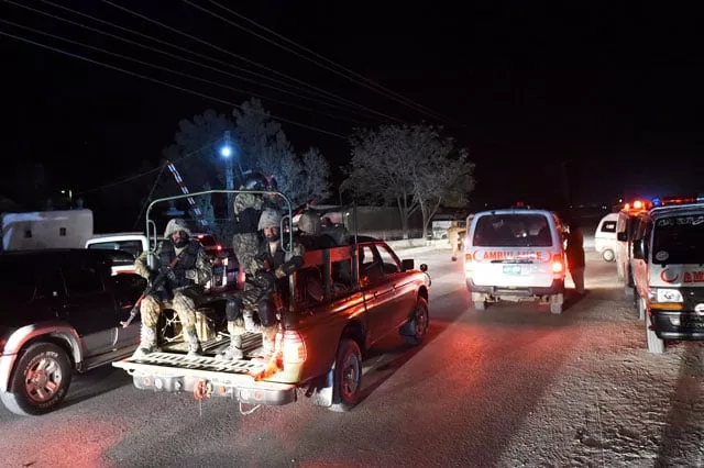 60 killed at least 165 injured as militants storm police training centre in quetta photo afp 60 killed at least 165 injured as militants storm police training centre in quetta photo afp