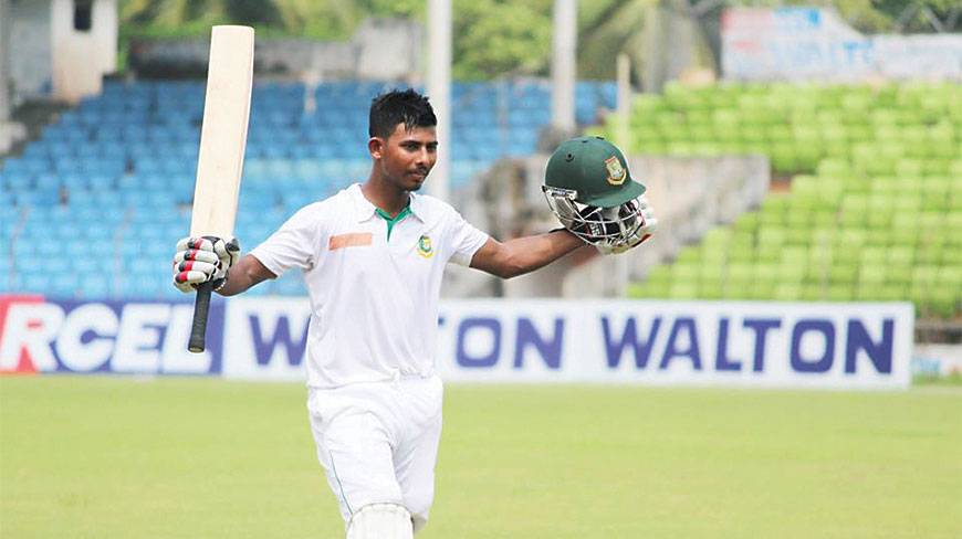 mosaddek hossain pictured and shuvashis roy are in the 15 man squad for final test against england photo courtesy bcb