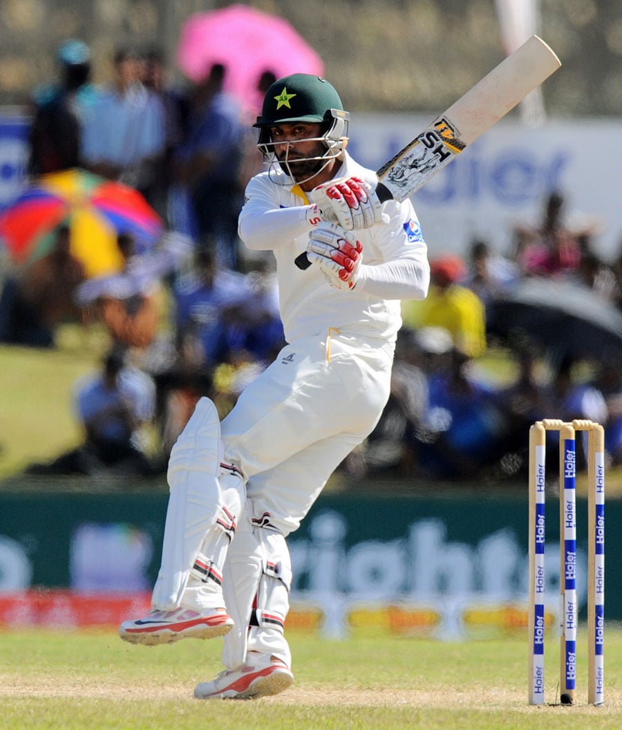 hafeez says he is fit for another bowling test photo afp