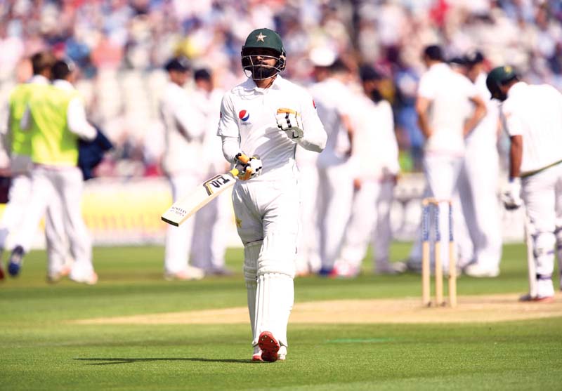 hafeez was dropped for the test series against the west indies however a good run of form in the ongoing quaid e azam trophy has brought him back in contention for a spot in the new zealand series photo afp