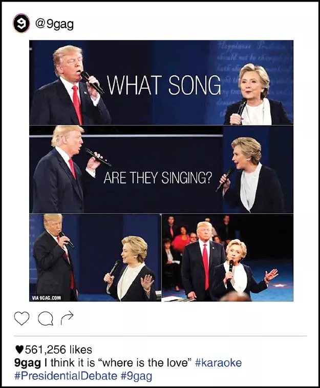 this week it s all about the hilarious memes regarding the presidential debate between hillary clinton and donald trump we bring you our favourites this week it s all about the hilarious memes regarding the presidential debate between hillary clinton and donald trump we bring you our favourites
