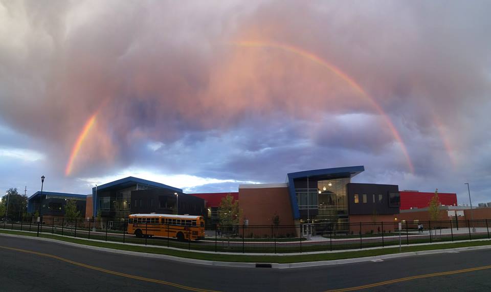 the canyons school district said on its facebook page that the middle school was placed on lockdown at the request of police following the shooting photo canyon school district facebook page