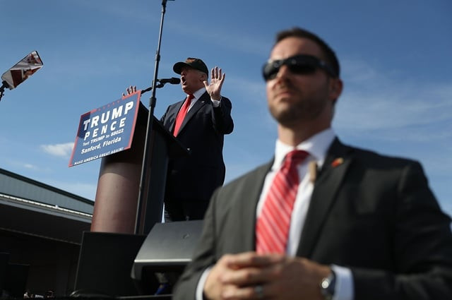 republican presidential candidate donald trump speaks during a campaign rally at the million air orlando which is at orlando sanford international airport on october 25 2016 in sanford florida photo afp republican presidential candidate donald trump speaks during a campaign rally at the million air orlando which is at orlando sanford international airport on october 25 2016 in sanford florida photo afp