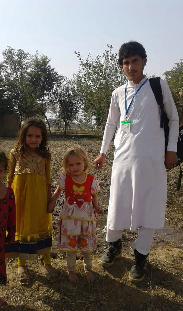 photo shows anti polio vaccination team member fazal ameen r who was shot dead in khyber agency on wednesday october 26 2016 photo express