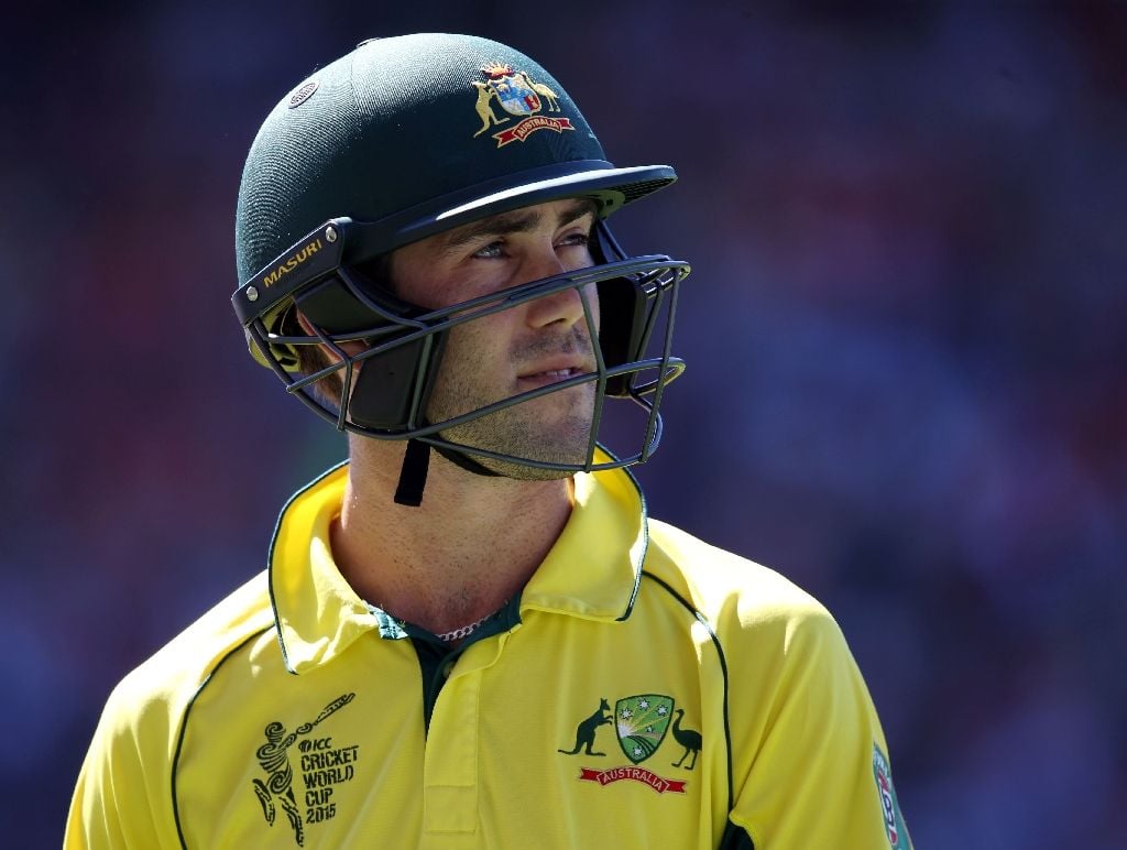 maxwell is left to carry the drinks for victoria in australia 039 s domestic sheffield shield photo afp