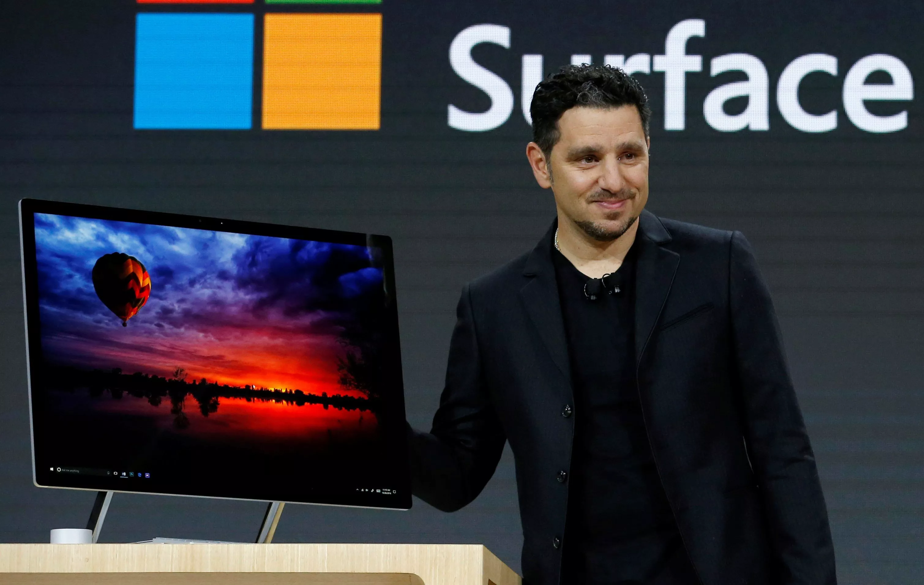 panos panay corporate vice president for surface computing demonstrates the new microsoft surface studio computer at a live event in the manhattan borough of new york city october 26 2016 photo reuters panos panay corporate vice president for surface computing demonstrates the new microsoft surface studio computer at a live event in the manhattan borough of new york city october 26 2016 photo reuters