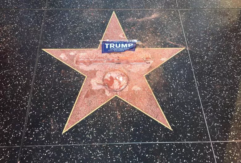 donald trump 039 s star on the hollywood walk of fame after it was vandalized photo reuters donald trump 039 s star on the hollywood walk of fame after it was vandalized photo reuters