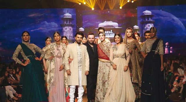 hussayn showcases his dulha bhatti collection at bcw earlier this year photo publicity hussayn showcases his dulha bhatti collection at bcw earlier this year photo publicity