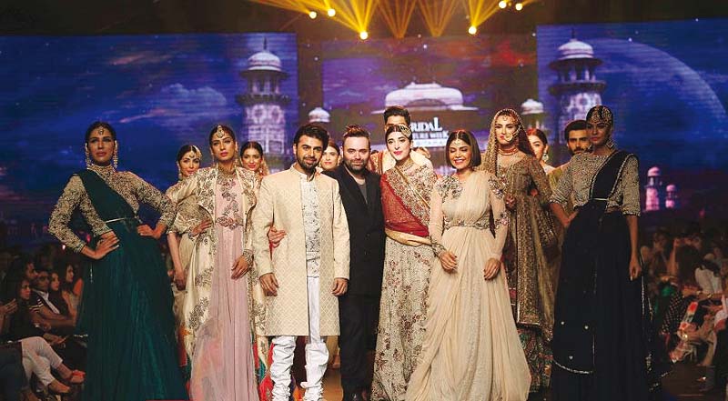 hussayn showcases his dulha bhatti collection at bcw earlier this year photo publicity