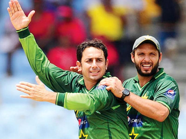 afridi and ajmal were mainstays in pakistan s sides but have both been axed from pcb s central contracts list photo afp afridi and ajmal were mainstays in pakistan s sides but have both been axed from pcb s central contracts list photo afp