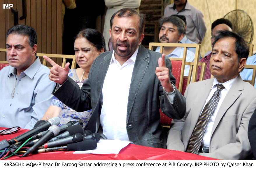 farooq sattar speaks for 039 missing 039 mqm workers says justice must be served photo inp