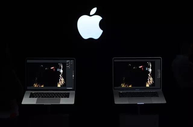 macbook pros are seen on display during a product launch event at apple headquarters in cupertino california on october 27 2016 apple revealed its new line of macbook pro laptops as well as a new apple tv app photo afp macbook pros are seen on display during a product launch event at apple headquarters in cupertino california on october 27 2016 apple revealed its new line of macbook pro laptops as well as a new apple tv app photo afp