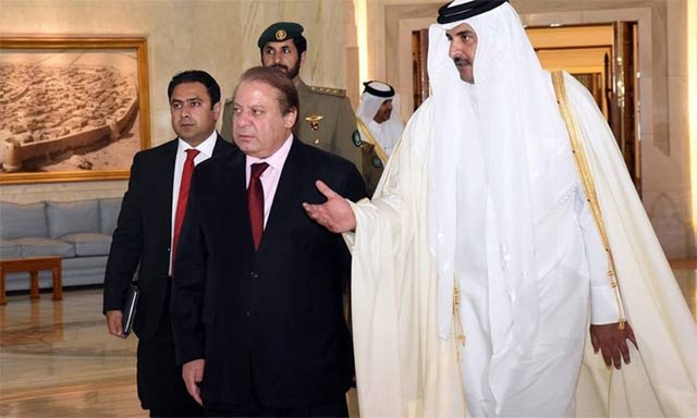 pm nawaz says qatar can count on pakistan as their closest ally and brotherly state photo pm house