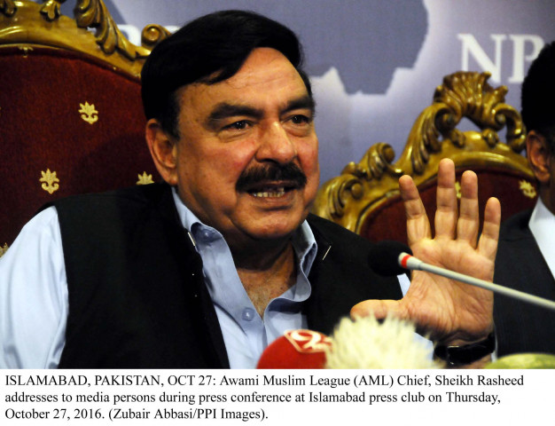 aml cheif sheikh rasheed addresses to media persons during press conference at islamabad press club photo ppi aml cheif sheikh rasheed addresses to media persons during press conference at islamabad press club photo ppi