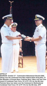 8th time pakistan navy takes charge of ctf 151