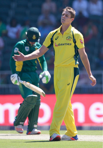 joe mennie on odi debut in johannesburg on october 2 2016 photo afp joe mennie on odi debut in johannesburg on october 2 2016 photo afp