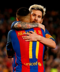 neymar success is down to messi says father neymar success is down to messi says father