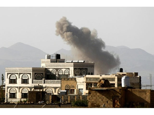 saudi led coalition hits yemen s sanaa airport