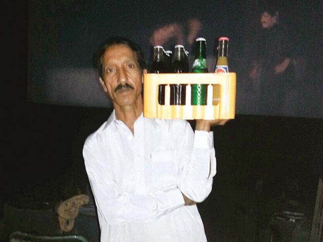 mahmood has been selling drinks at local cinemas for the past 40 years photo adnan lodhi