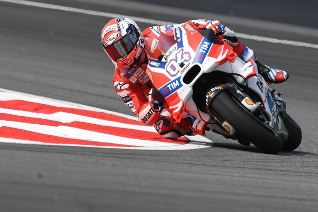 andrea dovizioso during practice session at sepang international circuit on october 29 2016 photo afp andrea dovizioso during practice session at sepang international circuit on october 29 2016 photo afp