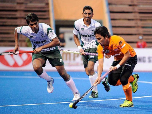 both semi finals were decided on penalties as india defeated south korea while pakistan overcame malaysia photo courtesy ahf both semi finals were decided on penalties as india defeated south korea while pakistan overcame malaysia photo courtesy ahf