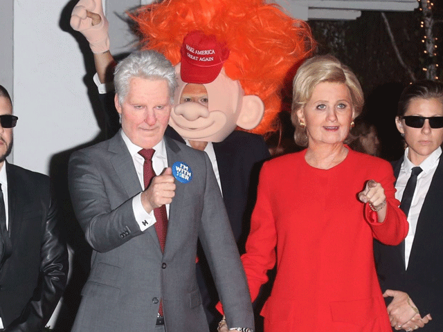 katy perry dresses up as hillary clinton for halloween