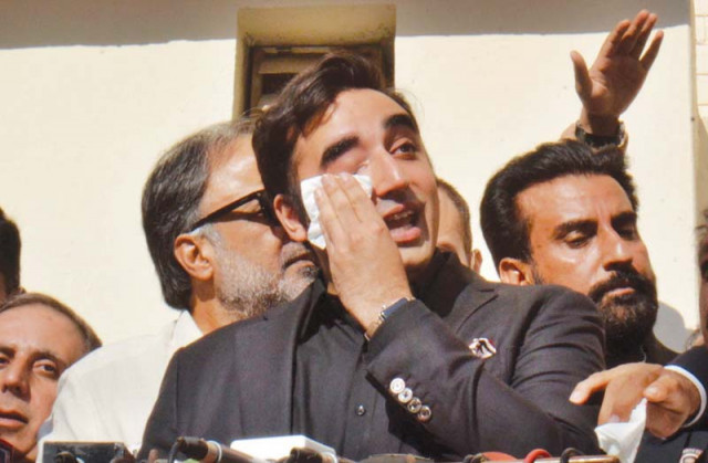 chairman ppp bilawal bhutto zardari gets emotional during a press conference after meeting the victims of the police training centre in quetta photo online chairman ppp bilawal bhutto zardari gets emotional during a press conference after meeting the victims of the police training centre in quetta photo online