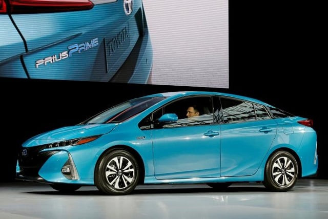 toyota says its prius prime will use lithium ion batteries photo reuters toyota says its prius prime will use lithium ion batteries photo reuters