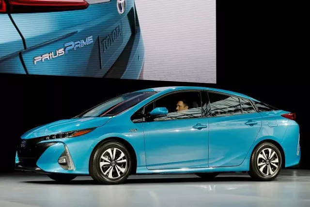 toyota says its prius prime will use lithium ion batteries photo reuters toyota says its prius prime will use lithium ion batteries photo reuters