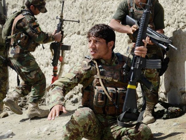 a file photo of afghan military personnel photo afp