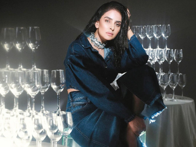 saba qamar makes denim on denim look cool