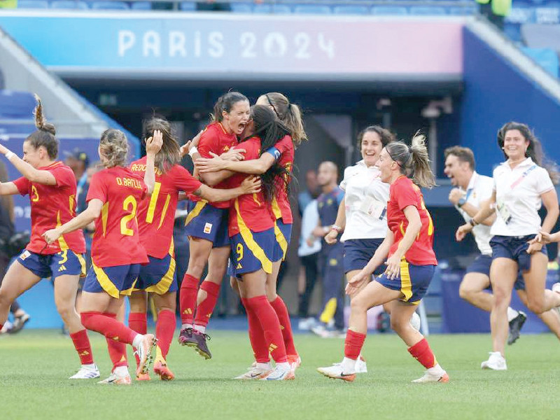 spain were given a major scare before winning their quarter final against colombia on penalties photo afp file