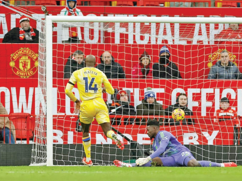 jean philippe mateta scored twice in crystal palace s 2 0 win at man utd photo afp