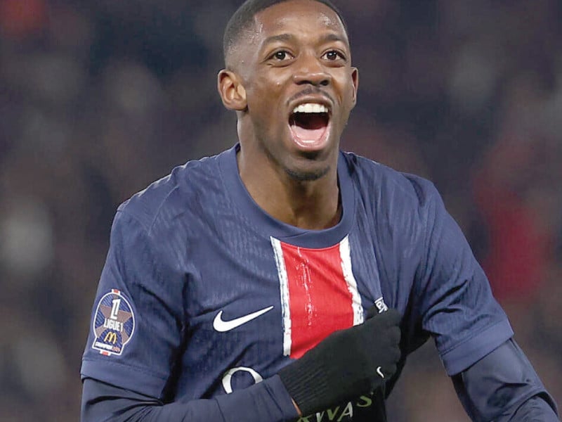 ousmane dembele was among the scorers as psg beat marseille 3 1 to go 19 points clear at the top of ligue 1 photo afp