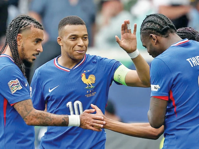 france forward and captain kylian mbappe was the difference in sunday s 2 0 win over germany in stuttgart photo afp france forward and captain kylian mbappe was the difference in sunday s 2 0 win over germany in stuttgart photo afp